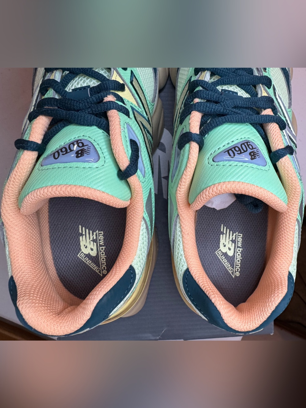 New Balance 9060 Sweetgrass Deep Ocean - Picture 6 of 9